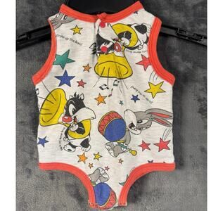 VTG 94 Warner Bros. Looney Tunes "Strike Up the Band" Infant Bodysuit 3-6 Months